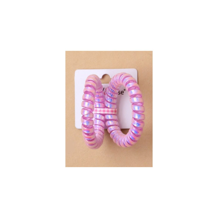 Picture of 0959-PINK METALLIC SPIRAL HAIR BAND